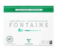 Bloc Aquarelle Fontaine Grain Torchon - 24X30Cm - 300G - Clairefontaine G