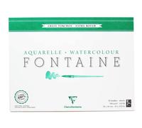 Bloc Aquarelle Fontaine Grain Torchon - 30x40cm - 300g - Clairefontaine