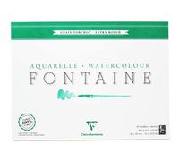 Bloc Aquarelle Fontaine Grain Torchon - 30X40Cm - 300G - Clairefontaine