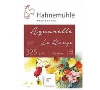 Hahnemühle FineArt Bloc aquarelle Le Rouge 325 g/m² 100 feuilles grain fin 30 x 40 cm