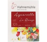 Bloc aquarelle Le Rouge 325g/m2 12feuilles grain fin 24x32cm - Hahnemühle