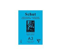 Bloc Aquarelle Schut Clairefontaine Papier Petit Grain Blanc A3 40 Feuilles