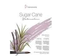 Bloc aquarelle sugar cane - Grain fin - 24x32 - 290g/m2 - 12 feuilles - Hahnemühle