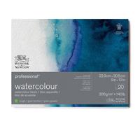 Bloc aquarelle Winsor et Newton 22,9 x 30,5 cm 300g grain torchon 20 feuilles