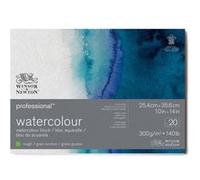 Bloc aquarelle Winsor et Newton 25,4 x 35,6 cm 300g grain torchon 20 feuilles