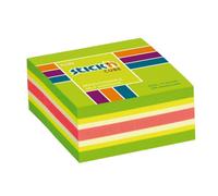 Bloc autocollant Stick'n Hopax, 51x51 mm, mini cube, vert, 250 feuilles