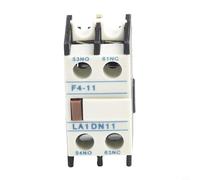 Bloc auxiliaire 1NO/1NC pour contacteur CJX2 AC, modèle F4-11, courant de chauffage 10 A, tension d'isolation 690 V, boîtier ignifuge, bleu