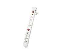 Bloc Avec 2 Interrupteurs - - 8 X 16 A - 1,5 M - Blanc (Fr)
