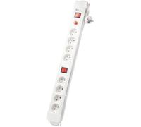 Chacon Multiprise 8 x 16 A 1,5 m avec 2 interrupteurs Blanc (8+2)