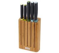 Bloc bambou de 5 couteaux Elevate ™ - Joseph Joseph - Marron - Inox naturellement G