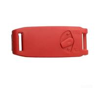 Bloc-batterie de vélo pour tige de selle SRAM Dropper - Boîtier de batterie ABS - Coque de protection pour port de câble - Rouge - 4,8 x 1,3 cm (couvercle de transmission)
