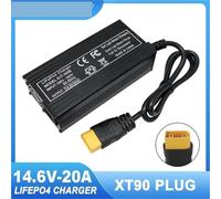 Bloc-batterie Lithium-fer-phosphate, Compatible Avec Les Chargeurs Intelligents VariCore 14,6 V 20 A Et LiFePO4 (110-220 V, 4S, 12 V, Haute Puissance). Adaptateur De Charge.(XT90,AU Plug)