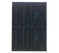 Bloc Black block 29,7x21cm - Papier jaune ligné - 70 feuillets - Noir