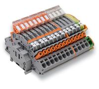 Bloc bornier pour convertisseur de courant et de tension, 6,00 mm², multicolore