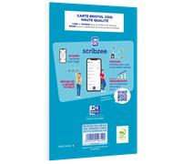 Bloc Bristol Oxford 125X200 30 Fiches Perforees Q5/5 Blanc