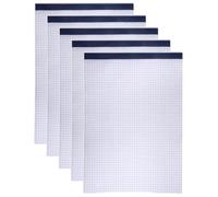 Bloc bureau A4 - CONQUERANT - Lot de 5 - 100 Feuilles - 60g - Quadrillé 5mm