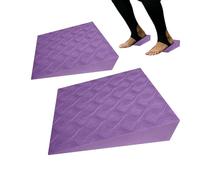 Bloc Cale De Yoga, 2 Pièces en Mousse EVA Légères et de Soutien, Blocs Cale d'Entraînement, pour Pilates Squats Pompes Planches Fitness Rééducation Pied Équilibre Renforcement
