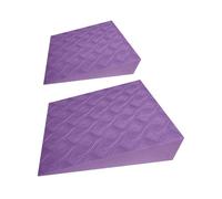 Bloc Cale De Yoga - 2 Pièces en Mousse EVA Légères et de Soutien,Blocs Cale d'Entraînement,pour Pilates Squats Pompes Planches Fitness Rééducation Pied Équilibre Renforcement