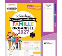 Larousse Calendrier Chacun son programme Famille Rigide 2027