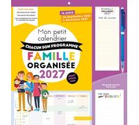 Larousse Bloc calendrier compact Chacun son programme Famille organisée 2027