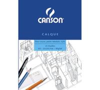 Bloc calque transparent, 25 feuilles, 90/95 g/m2, A4