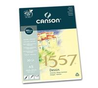 Canson-Infinity Bloc de papier dessin 1557 A5 30 feuilles 180 g/m² blanc