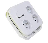 Gefom Bloc multiprises 400414 Blanc