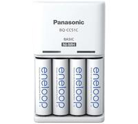 Bloc chargeur NiMH avec accus Panasonic Basic BQ-CC51 + 4x eneloop AA