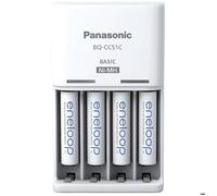 Bloc chargeur NiMH avec accus Panasonic Basic BQ-CC51 + 4x eneloop AAA