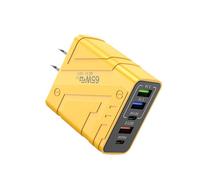 Bloc Chargeur Rapide,65W 5 Ports Adaptateur de Puissance avec Système de Prévention des Courts-Circuits | Adaptateur d'Alimentation USB - pour la Maison, le Bureau, les Voyages et les Déplacements Pro