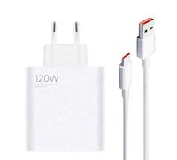 Bloc Chargeur Rapide USB C 120W 6A avec Câble De Charge, Adaptateur pour Téléphone et Accessoires Électroniques - Idéal pour Voyage d'affaires