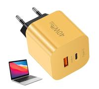 Bloc Chargeur Type C - Adaptateur De Charge PD 40 W pour Téléphone,Bloc d'alimentation pour Voyageurs et Bureau | pour Voyageurs Bureau Domicile Gamers Chambre Voiture Café Aéroport Bibliothèque