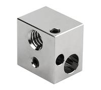 Bloc chauffant en cuivre plaqué compatible avec les imprimantes 3D V5 Anycubic Mega S/Pro/Chiron/I3 Mega/Mega X/Zero 2.0/4Max Pro 2.0/Flyingbear Ghost5