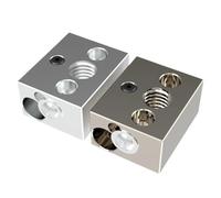 Bloc Chauffant plaqué cuivre Heatbreaker Compatible avec l'extrudeuse Officielle Sprite Direct Drive Pro Ender 3 S1 CR-10 Smart Pro Kit(5pcs Sock)