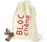 BLOC chêne - Sac Naturel - Jeu de Construction de 200 planchettes pour Les Amoureux du Bois
