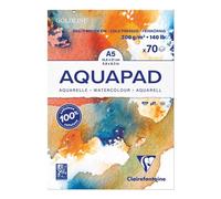 Bloc collé Clairefontaine Goldline Aquapad A5 300g