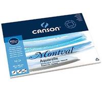 Bloc Collé Montval 300 G/n2 Fil Fin 40x50 CM Canson