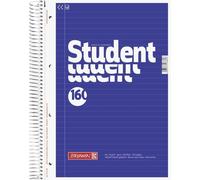 Bloc collégial design cloches A4 60g/qm 160 feuilles 4 perforations lignées