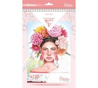 Bloc - Coloriages - Adulte - Portraits de femmes - A4 - 20 feuilles - 6 illustra