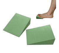Bloc compensé de yoga - Entraînement incliné en mousse rigide de 12,7 cm, ergonomique pour le dos du genou, structure résistante à la pression améliore l'alignement du stress