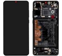 Bloc Complet pour Huawei P30 Écran LCD Tactile Batterie 3650mAh Original Noir Noir G