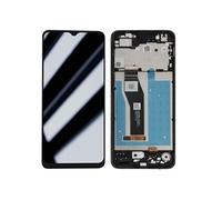 Bloc Complet Pour Motorola E13 Écran Lcd + Vitre Tactile Et Châssis Noir
