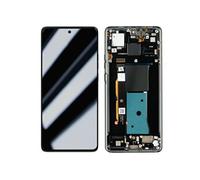 Motorola Bloc complet écran G84 5G – Écran LCD, vitre tactile et châssis Relife Noir