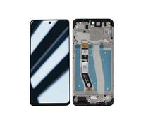 Bloc Complet Pour Motorola G14 Écran Lcd + Vitre Tactile Et Châssis Noir