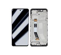 Bloc Complet Pour Motorola G73 5g Écran Lcd + Vitre Tactile Et Châssis Noir