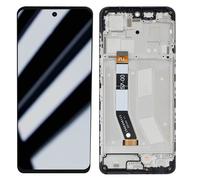 Bloc Complet pour Motorola G73 5G Écran LCD + Vitre Tactile et Châssis Noir