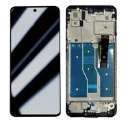 Bloc Complet pour Motorola G82 5G Écran LCD + Vitre Tactile et Châssis Relife Noir