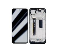 Bloc Complet Pour Motorola G84 5g Écran Lcd + Vitre Tactile Et Châssis Relife Noir