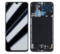 Bloc Complet pour Samsung A70 - AVIZAR - Écran LCD + Vitre Tactile - Noir - 100% fonctionnels