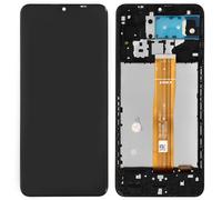 Bloc Complet pour Samsung Galaxy A12 Écran LCD + Vitre Tactile et Châssis Compatible Noir
